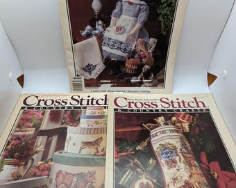 1991 Cross Stitch and Country Crafts Magazine by Better Homes and Gardens - 1991