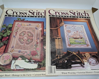 1989 Cross Stitch and Country Crafts Magazine by Better Homes and Gardens - 1989