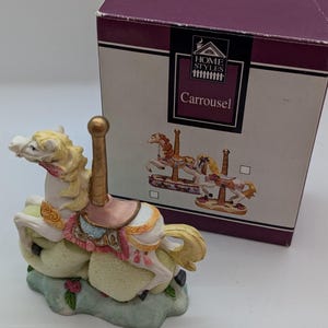 Small Carousel Horse Figurine