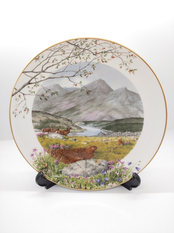 【 WORCESTER】キャビネットプレート Royal Worcester Limited Edition Collector Plate, Peter Banett