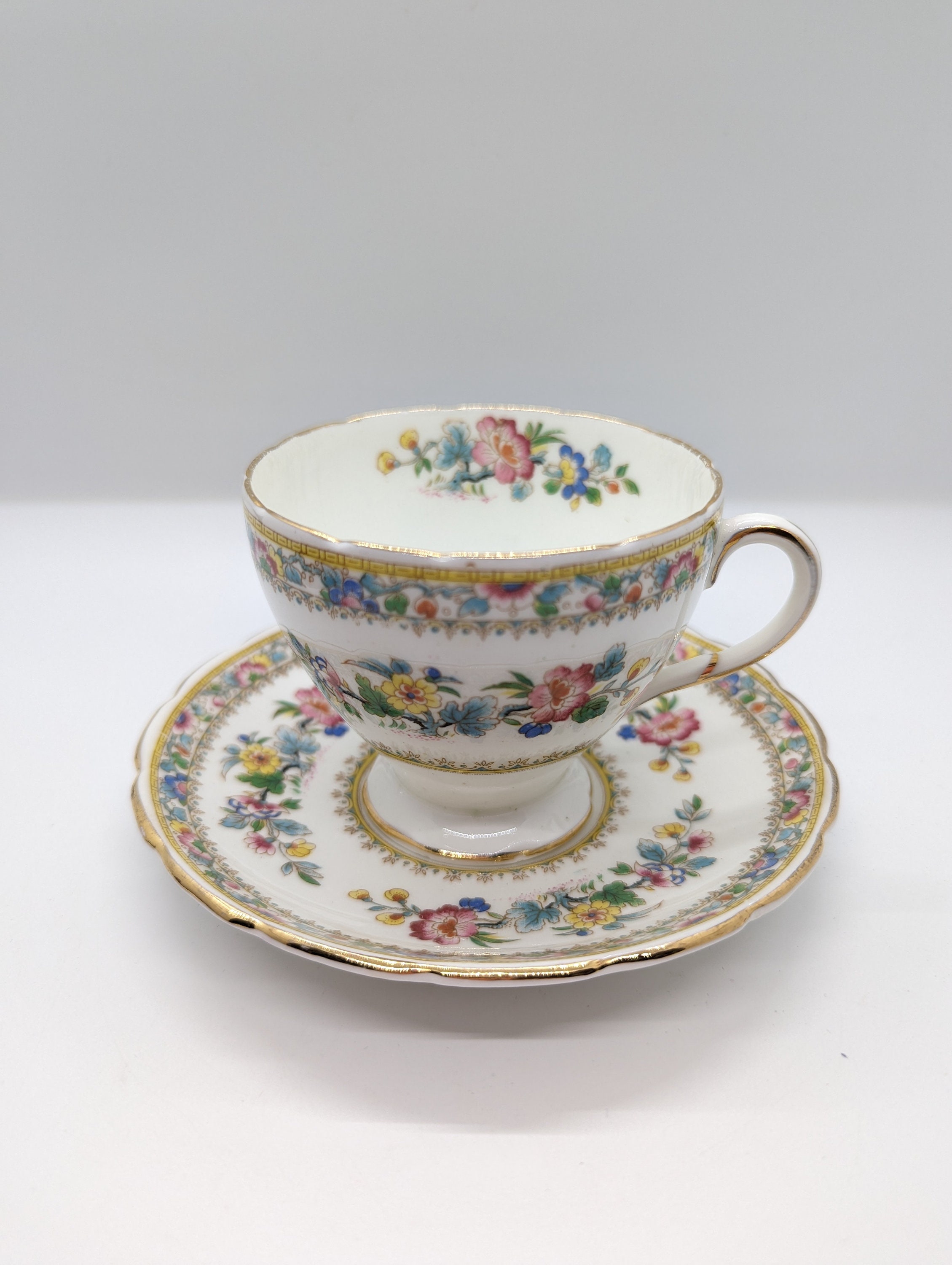 Foley フォリー MingRose カップ＆ソーサー＆プレート Foley フォリー MingRose カップ＆ソーサー＆プレート