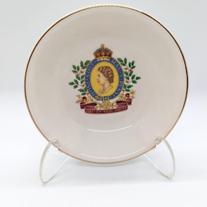 Vintage Queen Elizabeth II bowl, Royal Harvey, Staffordshire, England