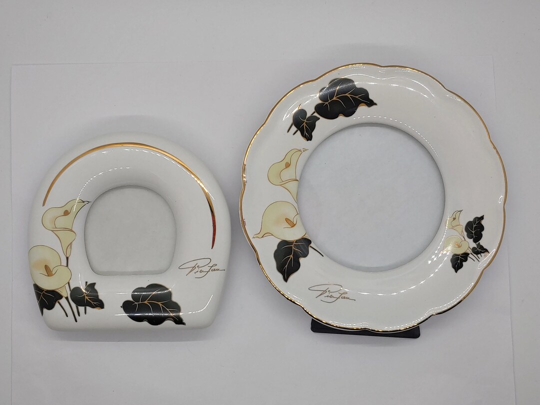 Vintage Calla Lily Ceramic Frames - Etsy