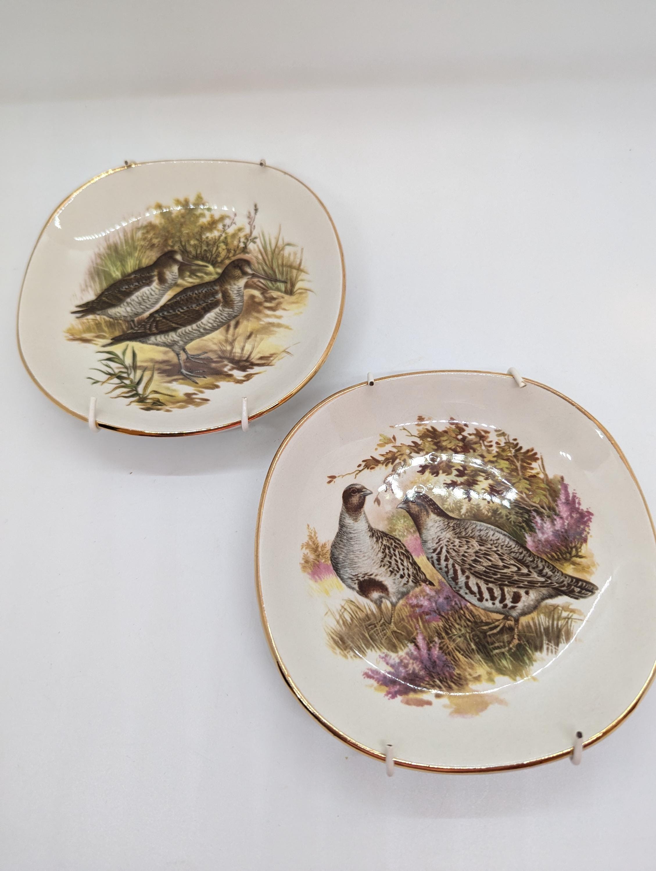 Vintage Weatherby Hanley England Royal Falcon Ware 2 Game Bird