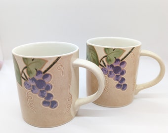 Set of 2 Mikasa Chablis Coffee Mugs