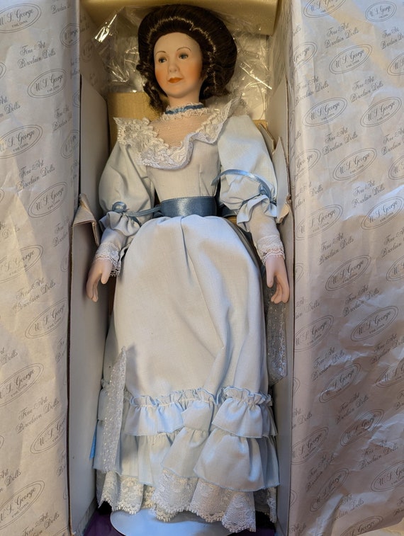 1989年 サンドラ・クック作 母性の貴重な思い出 磁器人形 16インチ