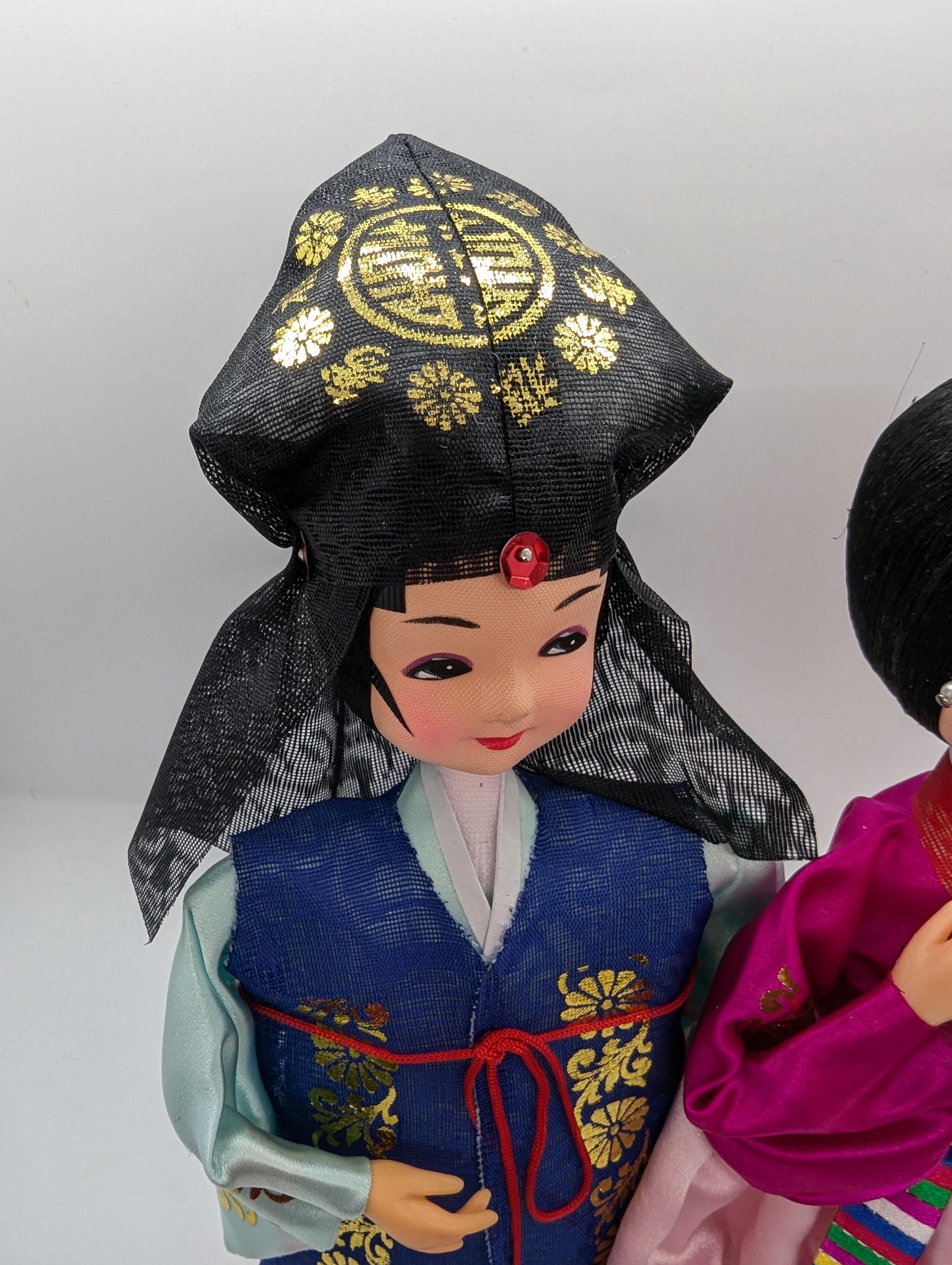 Korean Wedding Dolls - Ceremonial Korean Dolls - Korean Wedding