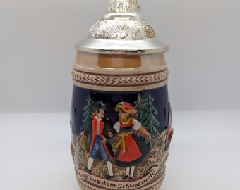 ドイツ製GERZIT蓋付きビールジョッキ。Gerz Germany - Etsy 日本
