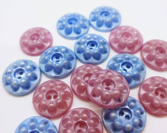 Blue Hand Embroidered Patch 9.8x7 Inches - Military Style Sew-on Applique