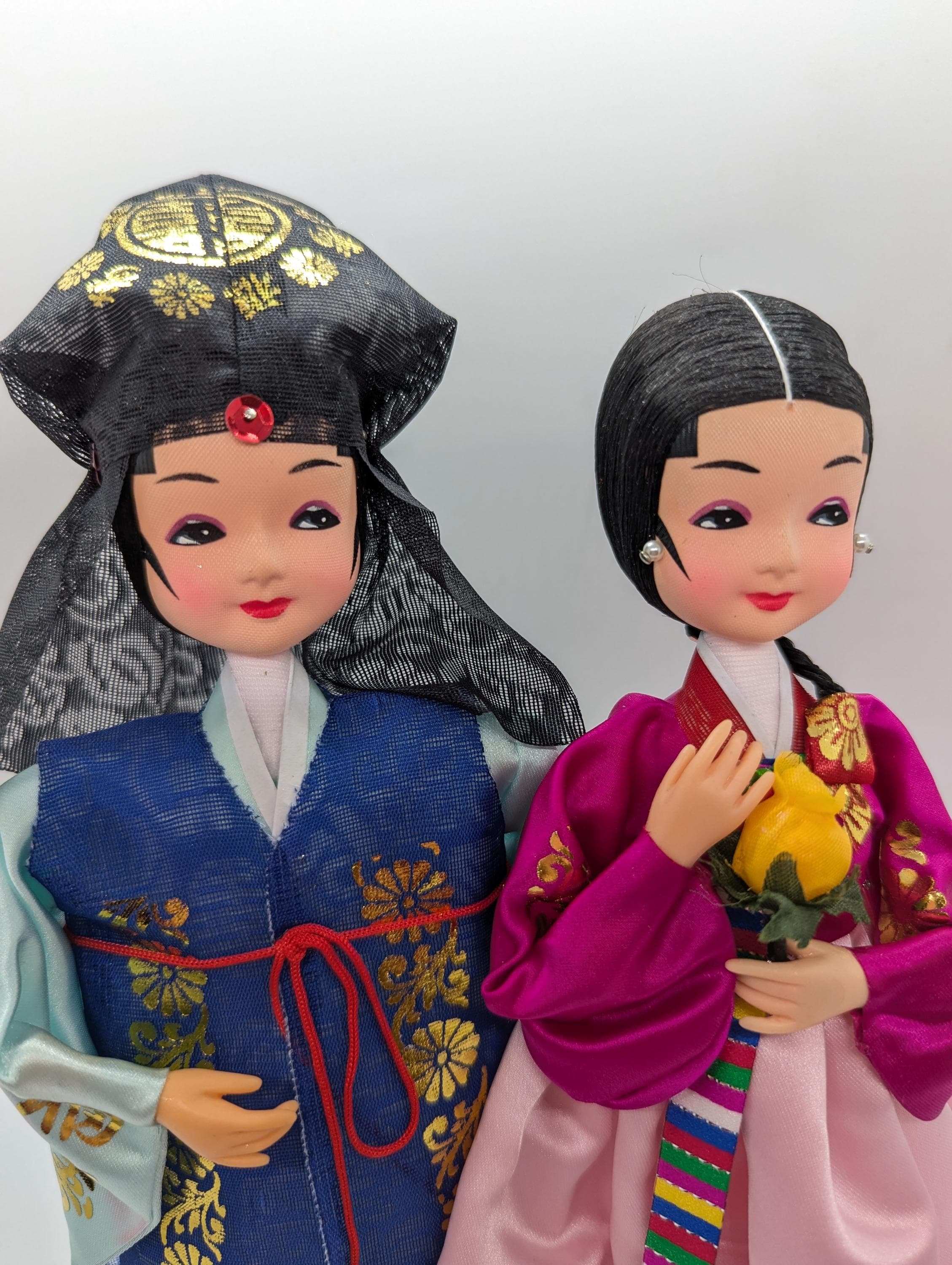 Korean Wedding Dolls - Ceremonial Korean Dolls - Korean Wedding