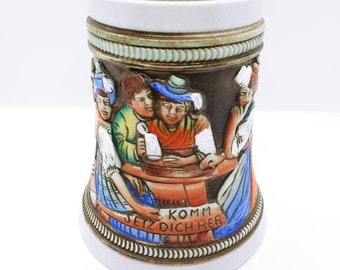 Vintage German Beer Stein 1/2 Liter, Made in Germany