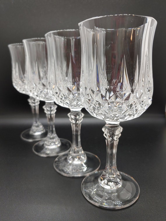 Cristal D'Arques Golden Vine Crystal Wine Glasses With Decanter Sets