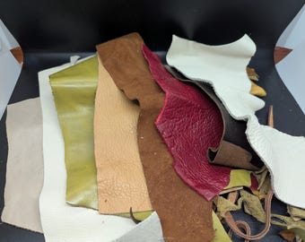Leather Scraps Lot