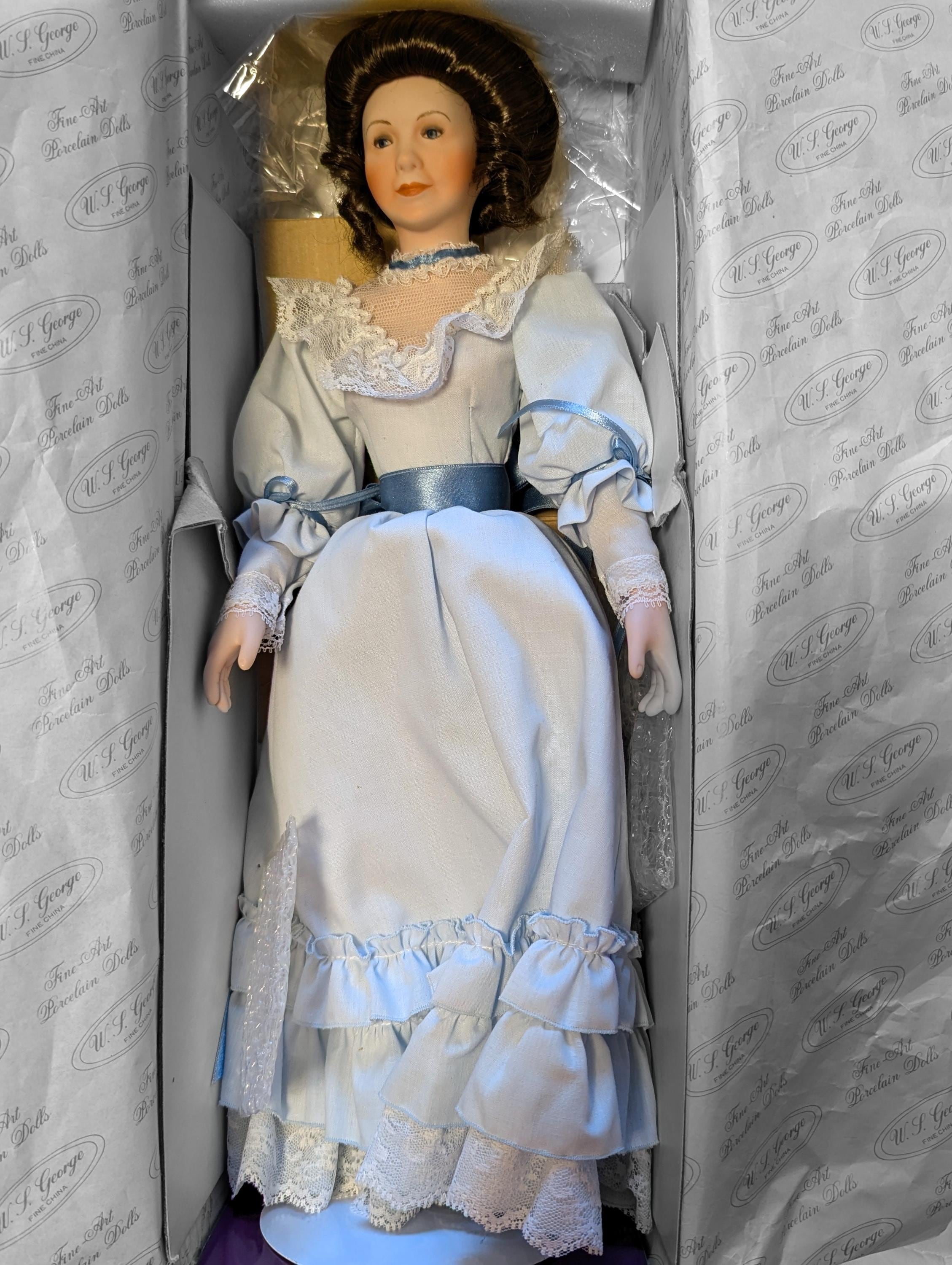 1989 サンドラ・クックの母性の貴重な思い出 磁器人形 16インチ W.S.