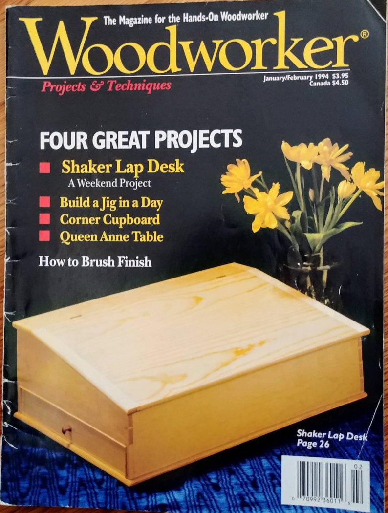 Woodworker Magazine Jan Feb 1994 Woodworking Magazine Etsy