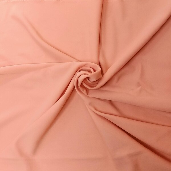 70's Peach Double-knit Fabric