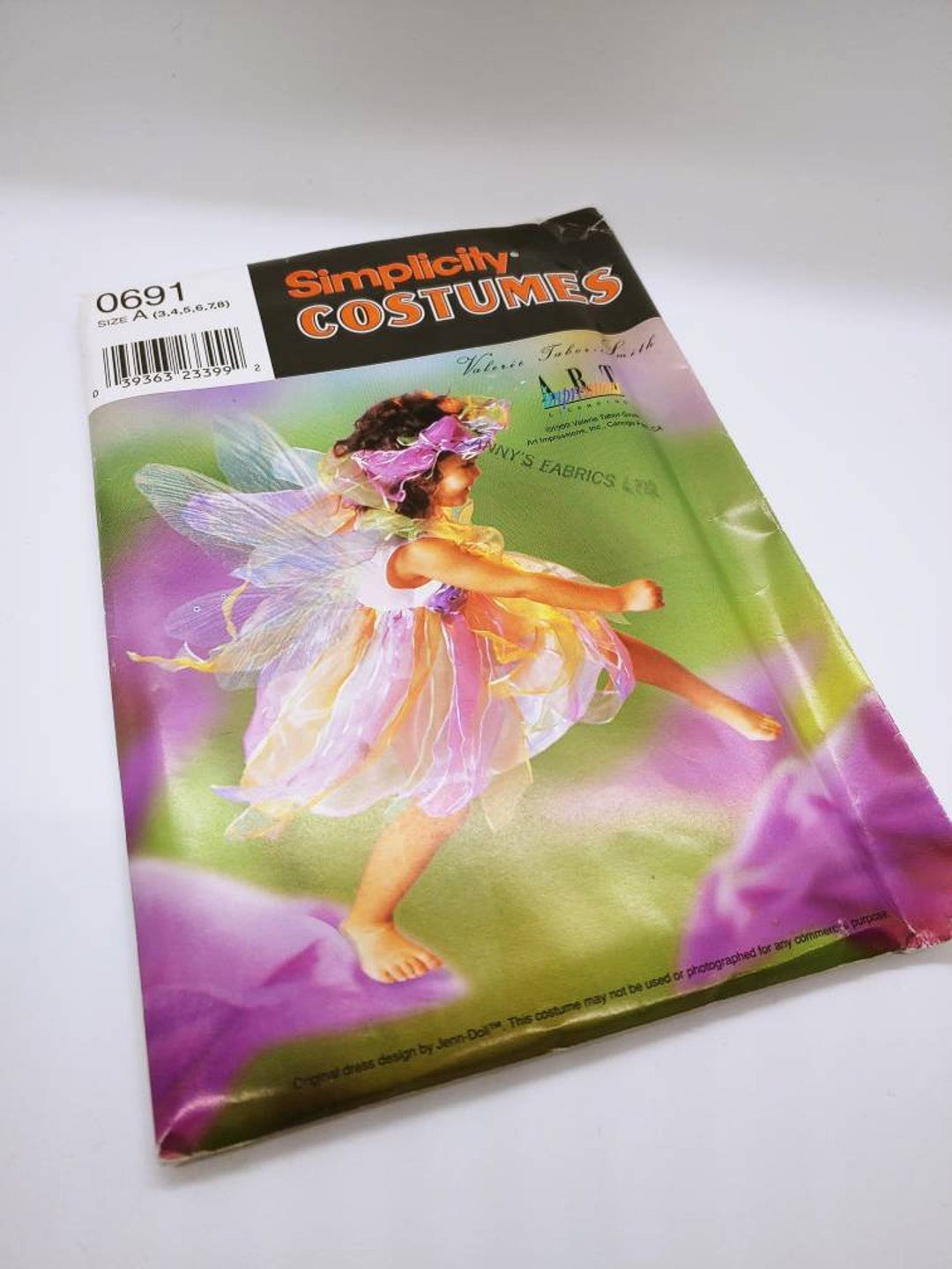 Simplicity Sewing Pattern 0691 Girls Fairy Costume Size 3-8 UNCUT - Etsy