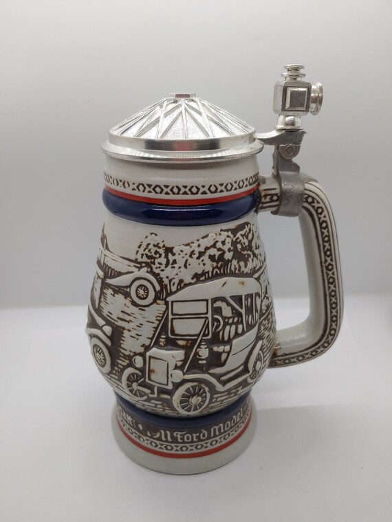 Vintage Avon Beer Stein, Handcrafted in Brazil by Ceramarte, 1980