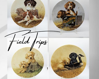 Field Trips By Lynn Kaatz - Collector Plates 1991 - honden