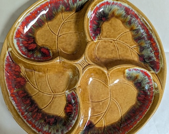Santa Anita Ware Leaf Dish: Mid-Century Modern California Pottery