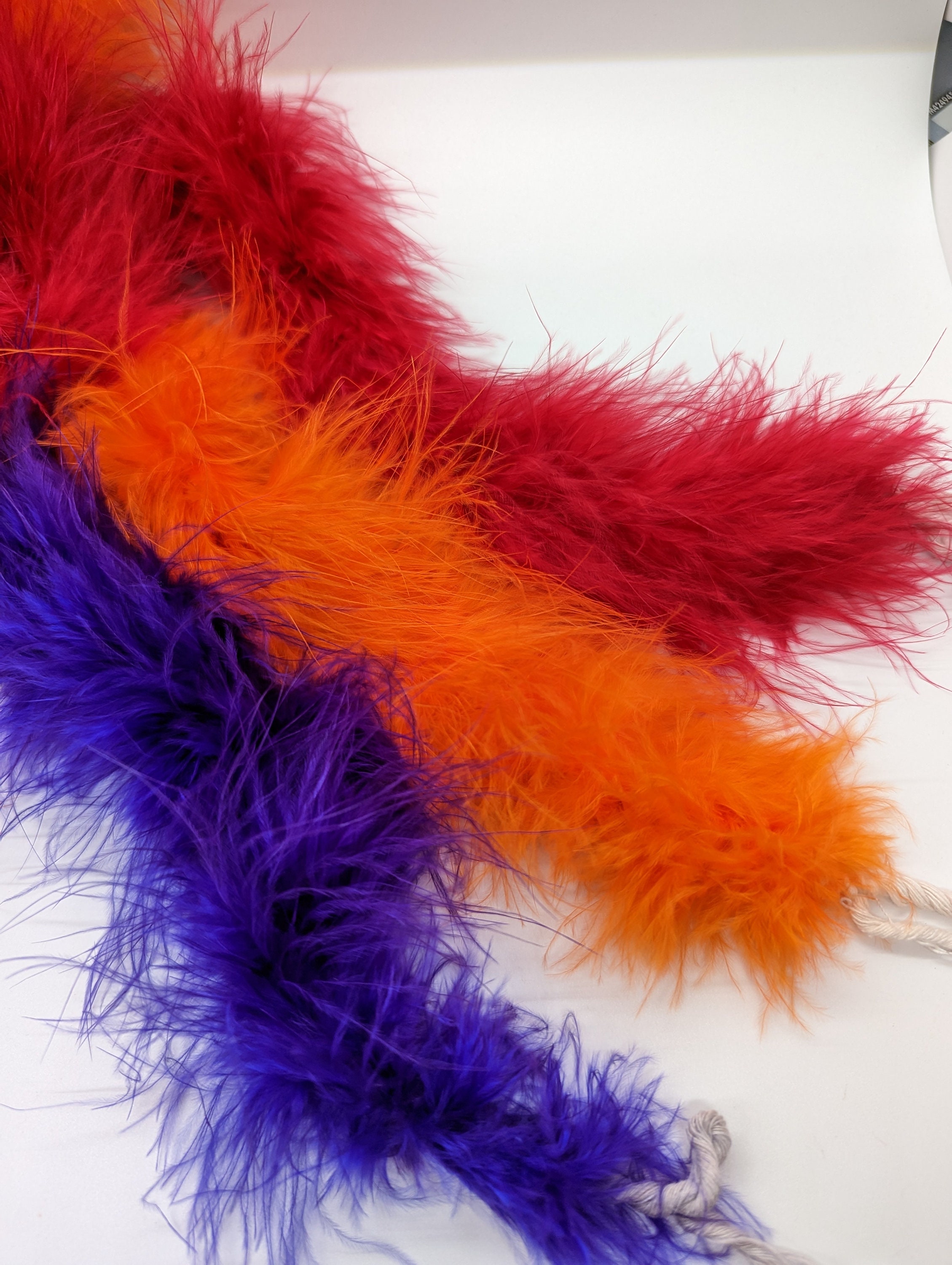 Purple Ostrich Feathers, 1 Yard Purple Ostrich Fringe Trim Wholesale  Feather bulk : 2112 