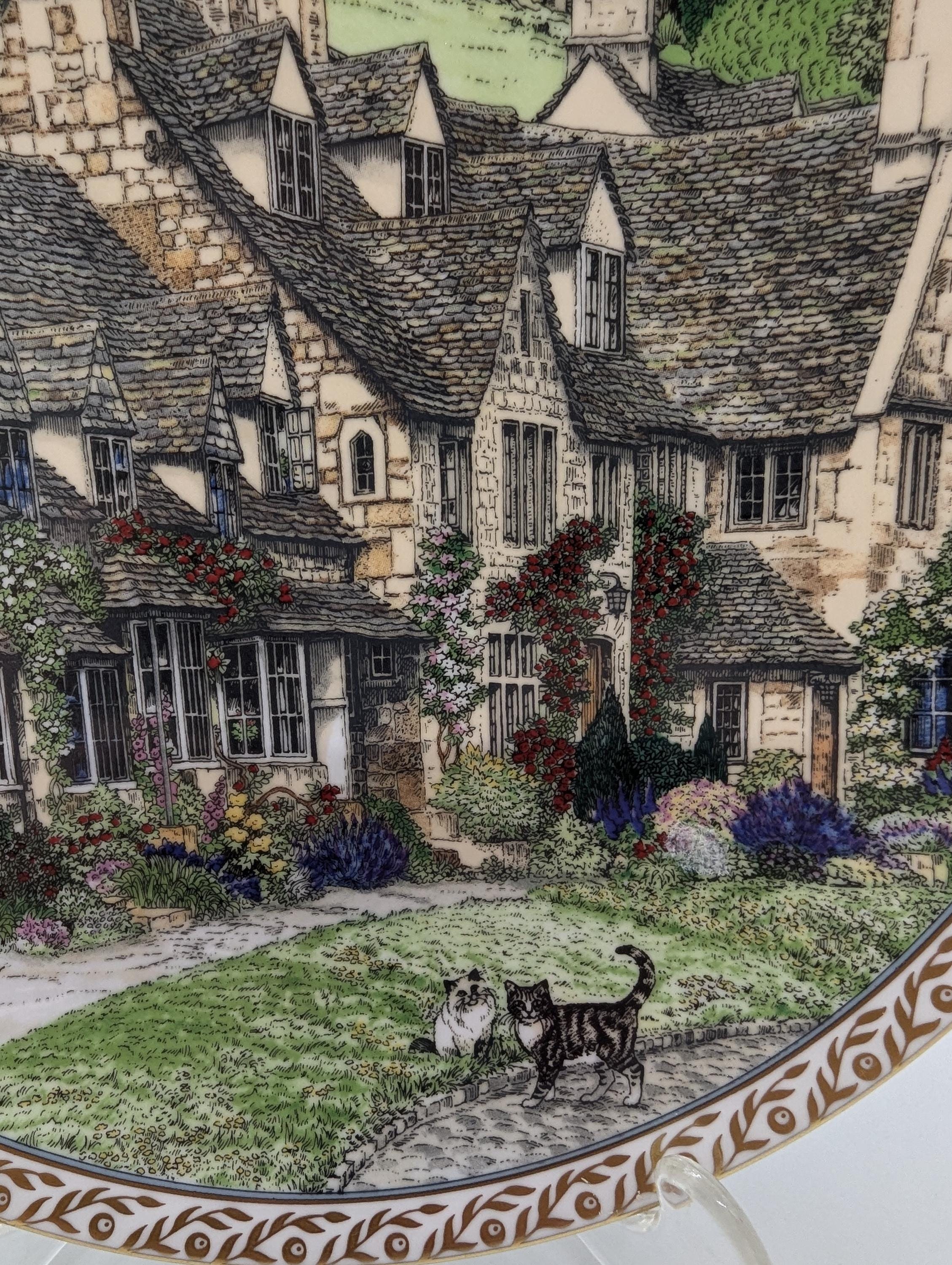 Royal Worcester Limited Edition Collector Plate, Villages Series