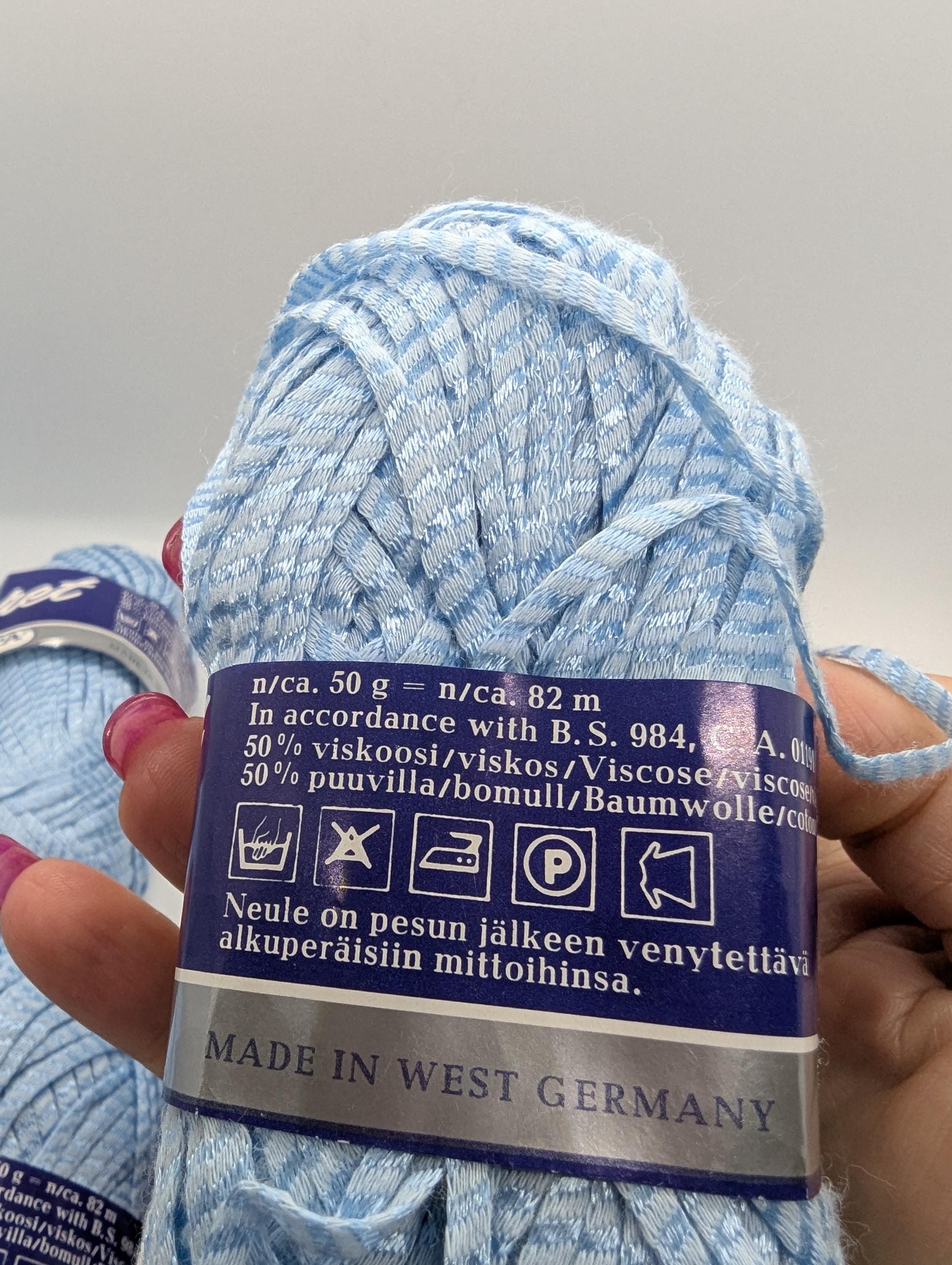 Vintage Novita of Finland Cabaret Ribbon Yarn - Choose Option