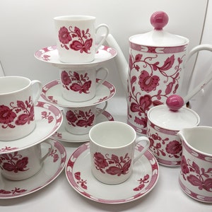 Mitterteich Bavaria Mid Century Demitasse Tea / Coffee Set
