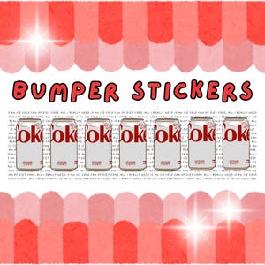 All I Really Need is an Ice Cold Diet Coke ! Silly Bumper Sticker - Waterproof & Durable gift for people obsessed with diet coke can&#39;t stop