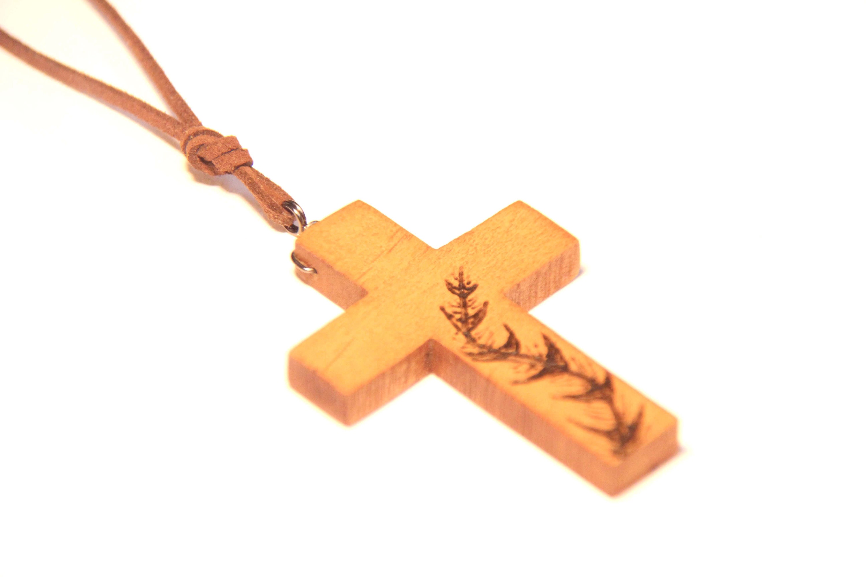 Rear View Mirror Cross Designlgp Wooden Cross Christian Etsy