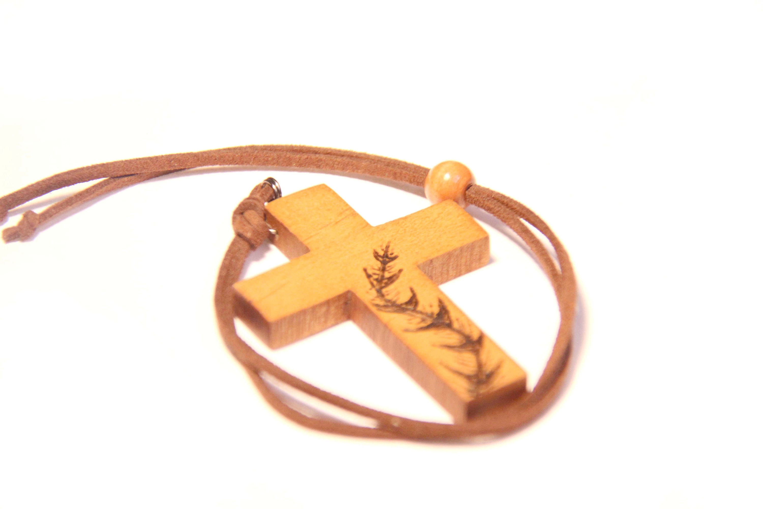 Rear View Mirror Cross Designlgp Wooden Cross Christian Etsy