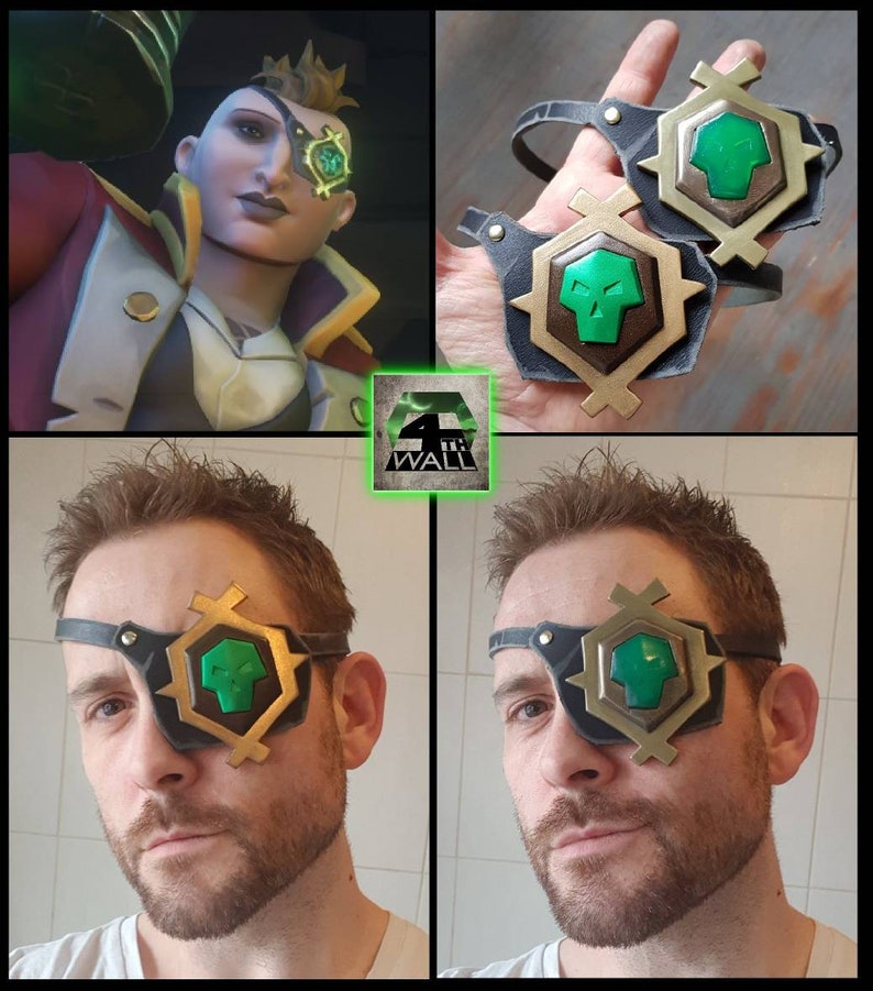 Sea of Thieves Pirate Legend Eye patch. Etsy