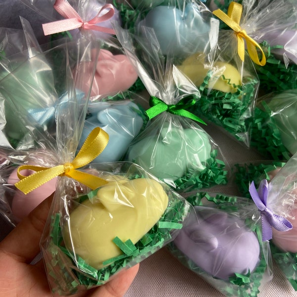 Set of 10 Easter Soap Favors, Easter Bunny Soap, Bunny Soap, Party Favors, Basket Fillers, Easter Bunny, Event Favors