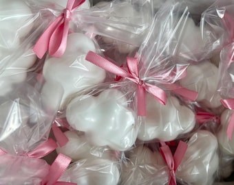 Cloud Soap Favors, Baby Shower Favors, Handmade Soaps, Cloud Shaped Soap, Party Favors, Bride on Cloud 9, Bridal Shower Gifts