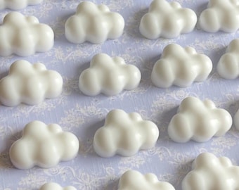Mini Cloud Soap, Baby Shower Favors, Handmade Soaps, Cloud Shaped Soap, Party Favors, Bride on Cloud 9, Bridal Shower Gifts