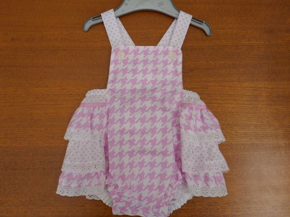 frilly romper for baby girl