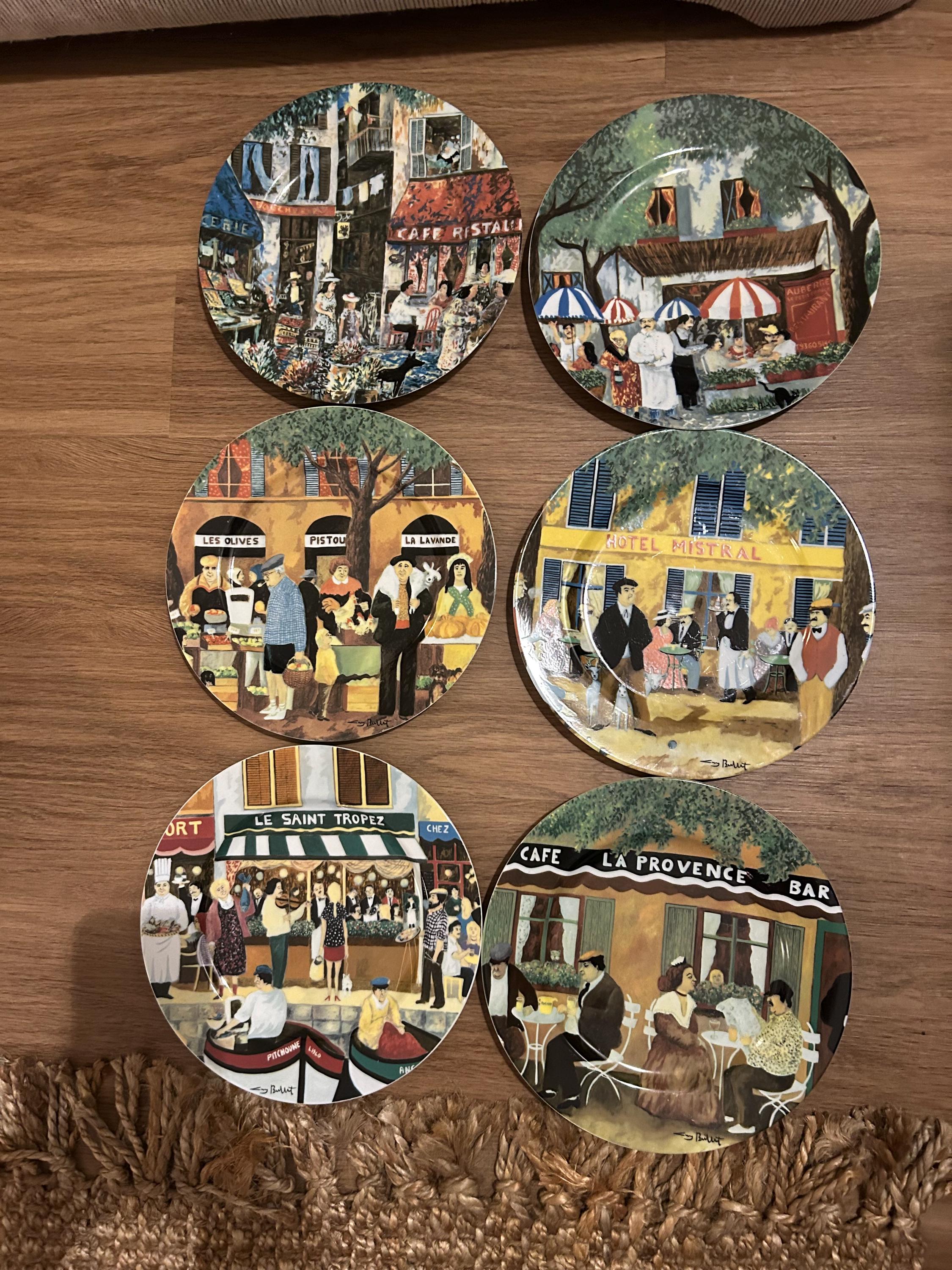 Hotel Mistral ガイブュッフェコレクションプレートセット Guy Buffet Plates - Etsy