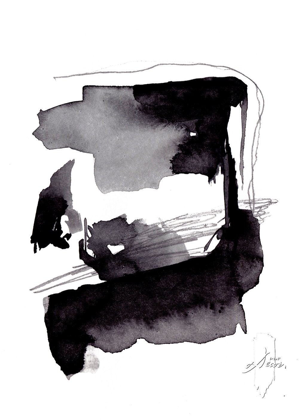 Set of 4 Abstract Art, Abstract Printable, Set of 4 Prints, Set of 4