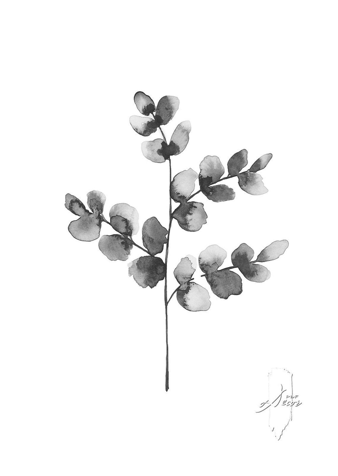 Set of 2 Black White Art Set of 2 Wall Art Set of 2 Black Etsy