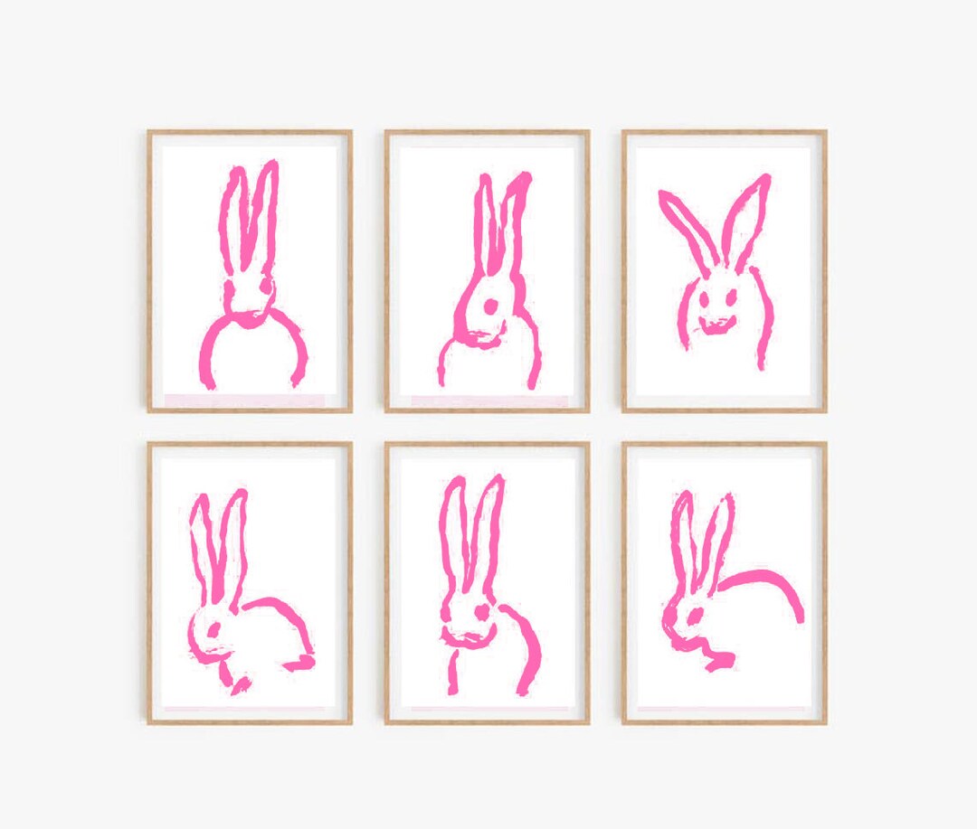 Set of 6 Nursery Prints, Set of 6 Wall Art, Set of 6 Nursery Art ...