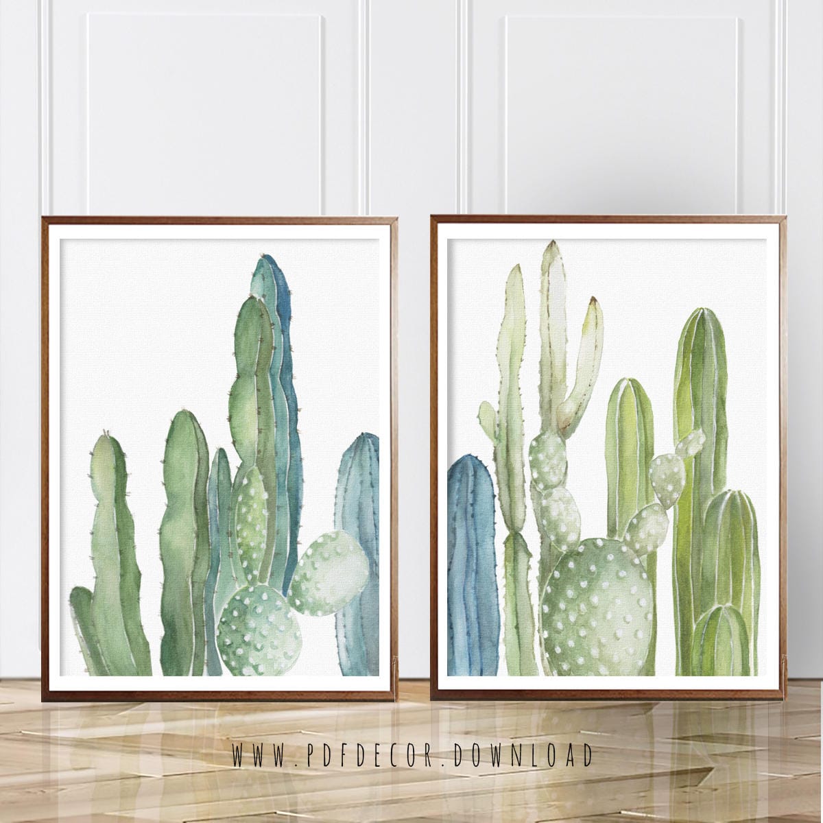Digital cactus artwork Printable succulent download Cactus print Cacti