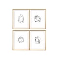 Set of 4 Black Wall Art, Set of 4 Prints, Modern Art Prints, Black Wall Art, Se of 4 Wall Art, Contemporary Art, Abstract Prints, Prints