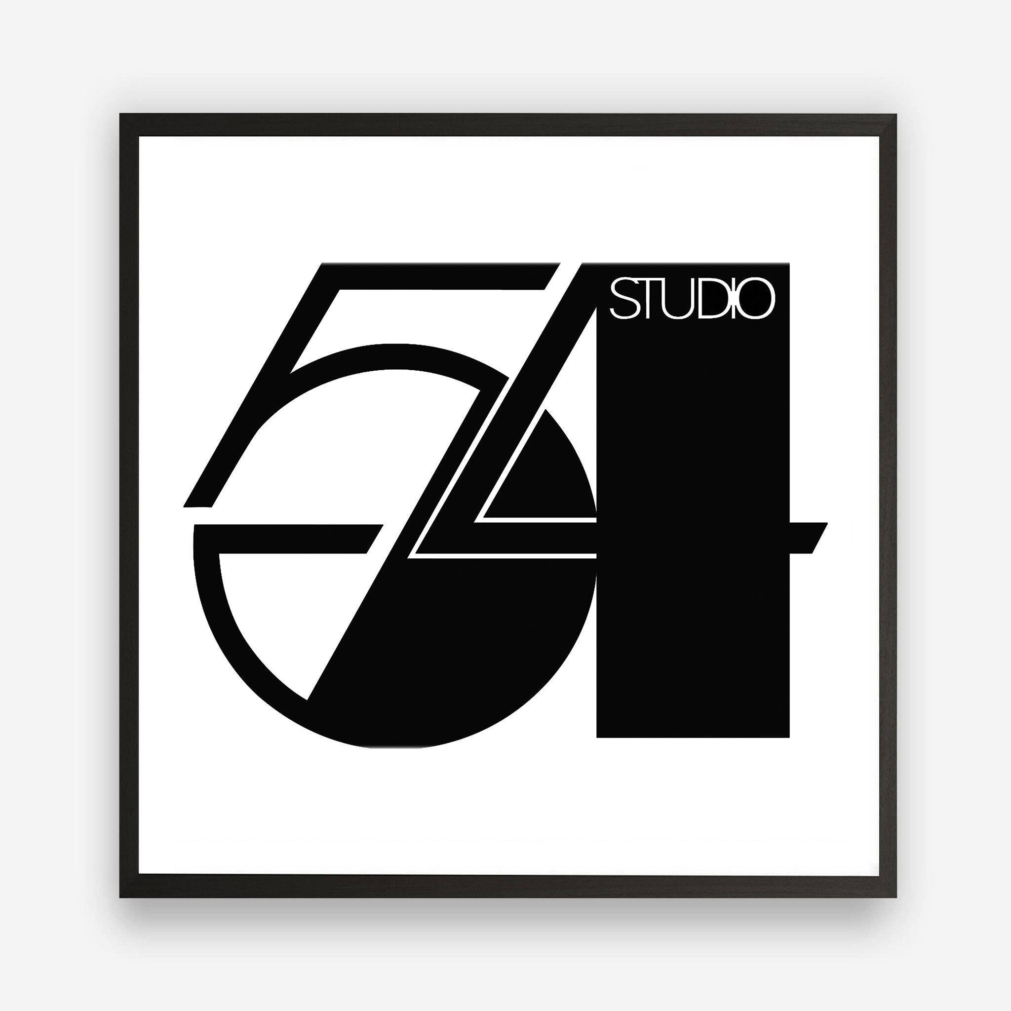 Studio 54 Print Black White Poster Art Prints Fashion | Etsy