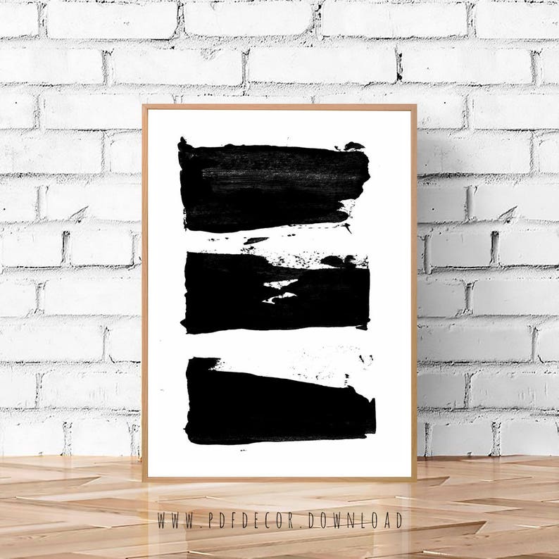 Black White Prints Black White Wall Art black White Etsy