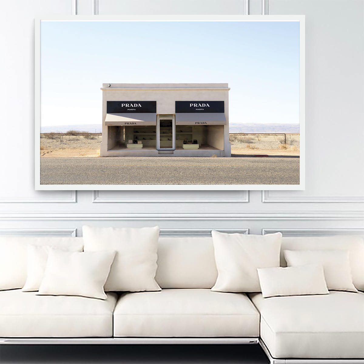 Prada Marfa Print Prada Marfa Fashion Wall Art Fashion Poster Prada Marfa Photo Fashion Prints Art Wall Art Texas Art Prints