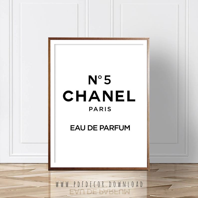 Chanel Print Art Print Fashion Art Print Chanel Print | Etsy