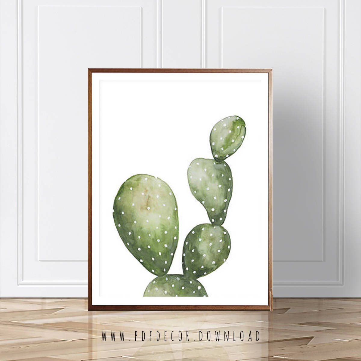 Cactus Print, Cactus Wall Art, Succulent Print, Tropical Decor, DIGITAL