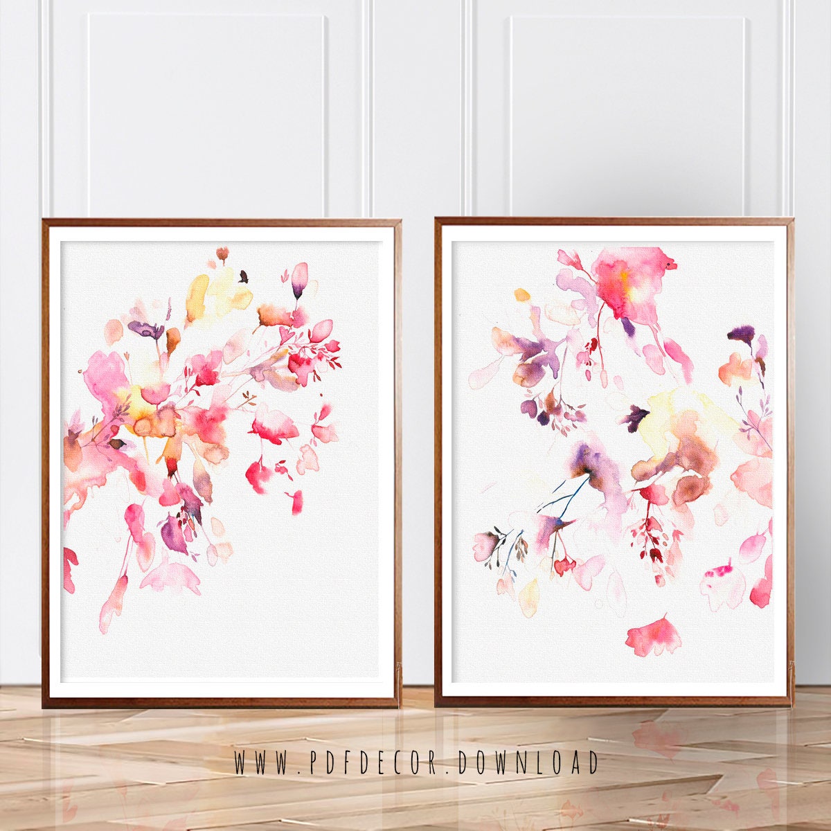 Set of 2 Prints, Set of 2 Wall art, Set of 2, Wall Art, Watercolor Art, Modern Art, Abstract Art