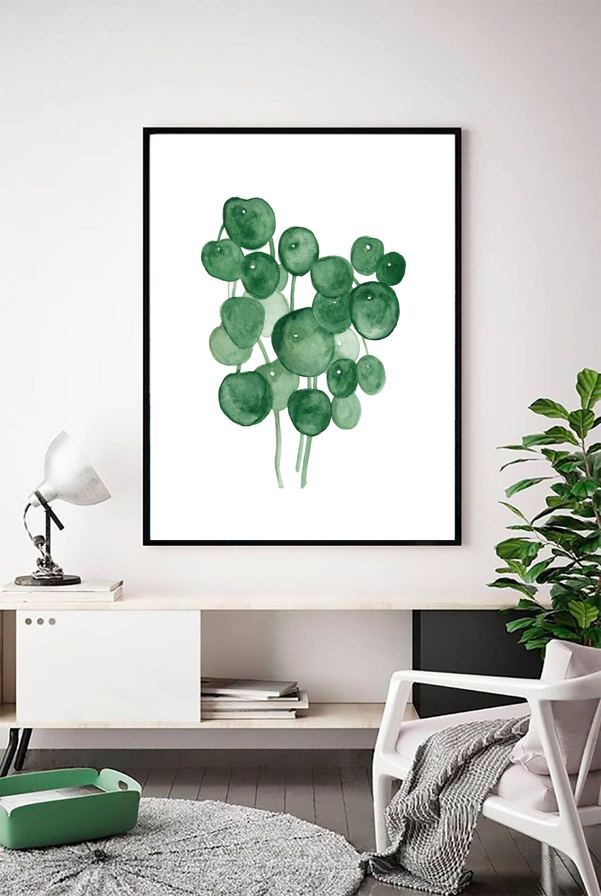 Tropical Plant Print, Tropical Wall Art, Botanical Print ...