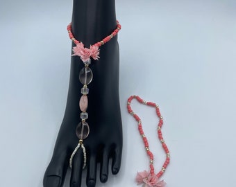 Flower Woman Barefoot Sandals